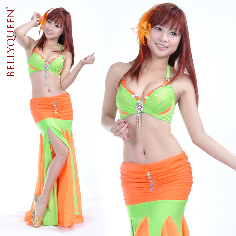 Dancewear Polyester Belly Dance Performance Costumes For Women More Colors